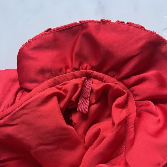 Tuckernuck Blythe Mini Dress Red Guipure Lace size S Holidays Christmas Chic - Picture 7 of 10